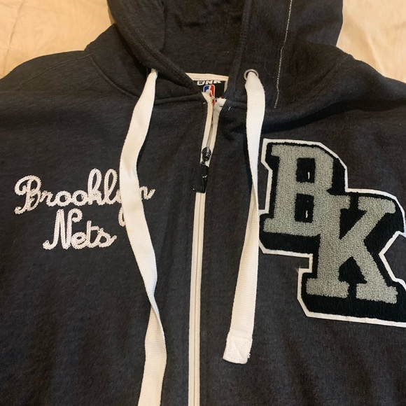MENS BROOKLYN NETS HOODIE LIKE NEW SIZE 1X-2X - Picture 4 of 8
